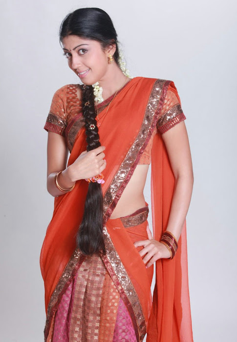 pranitha half saree saree glamour  images